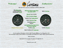 Tablet Screenshot of lotus-cortina.com